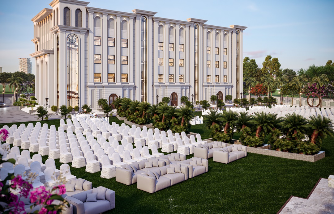 Luxury Resort at Bahraich - Lawn Area 3
