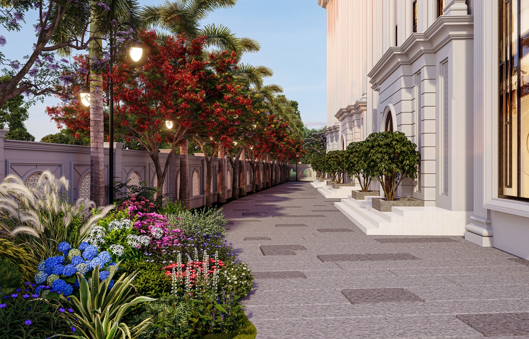 Luxury Resort at Bahraich - Path Way
