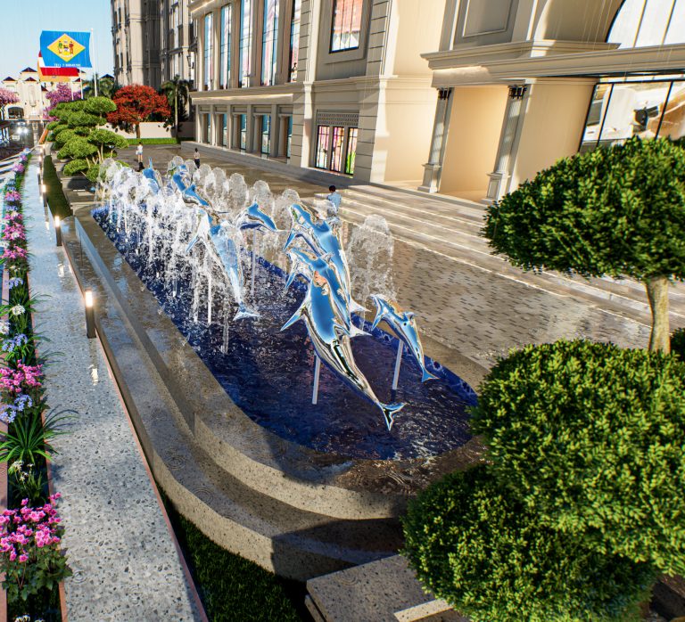 commercial close up Floret Town By F.B. Group