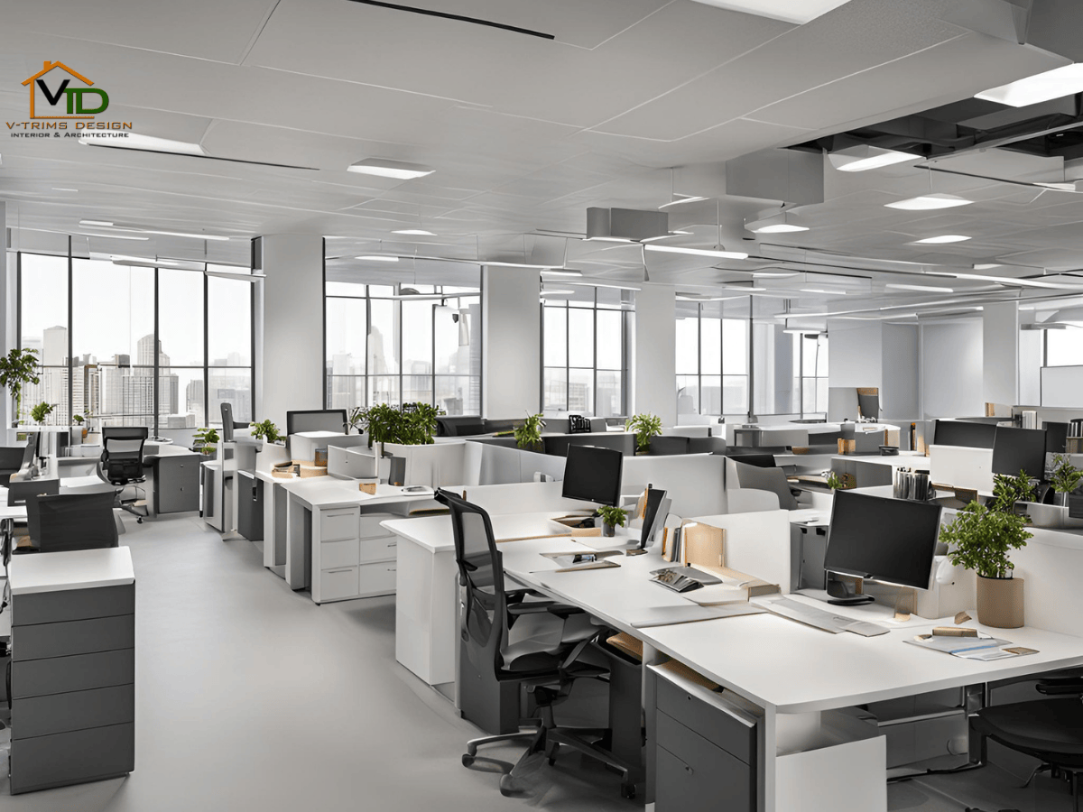 10 Best Office Space Interior Design In Lucknow | V-Trims Design