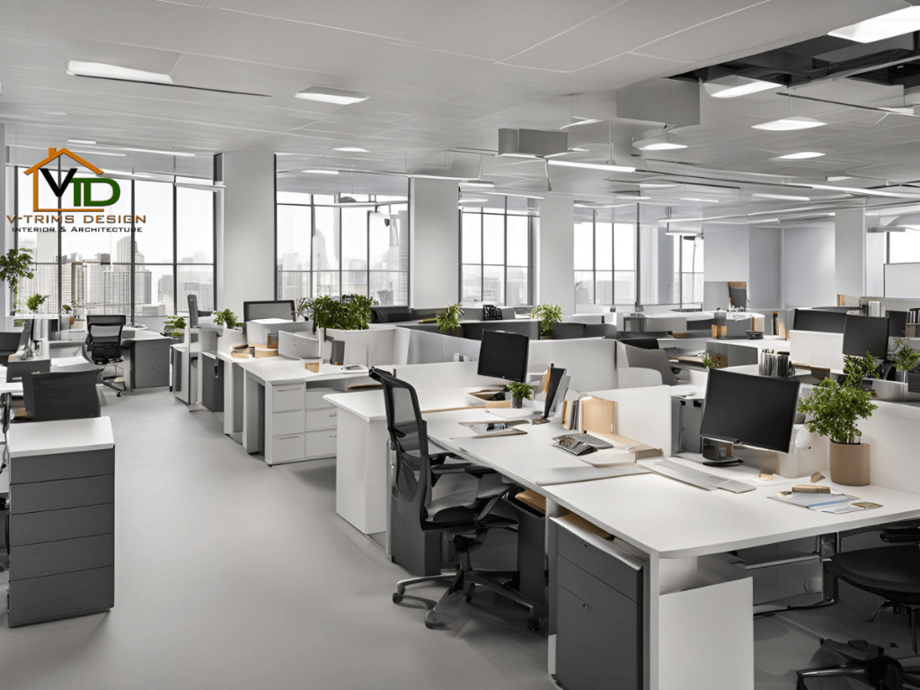 Office Space Interior Design in Lucknow | V-Trims Design 4 office spaces