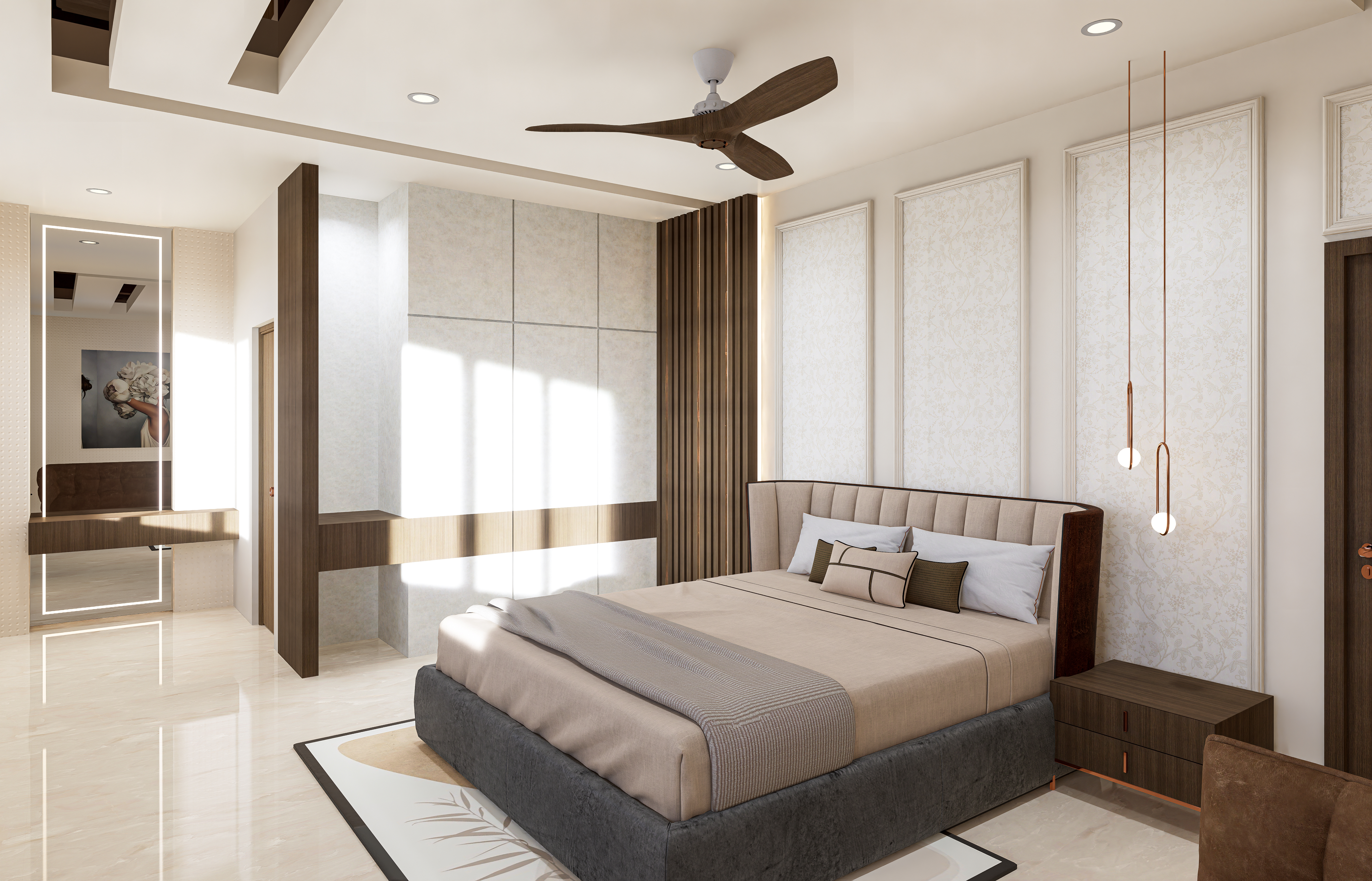 3 BHK Interior Design in Gorakhpur