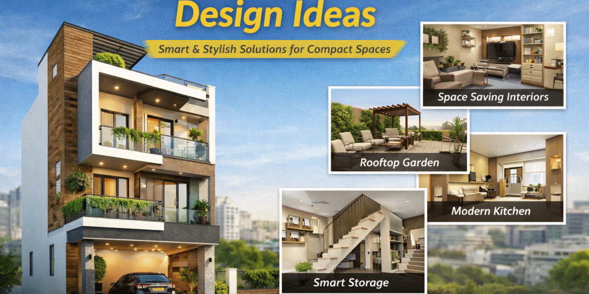 Smart & Stylish Small Plot House Design Ideas for Modern Living